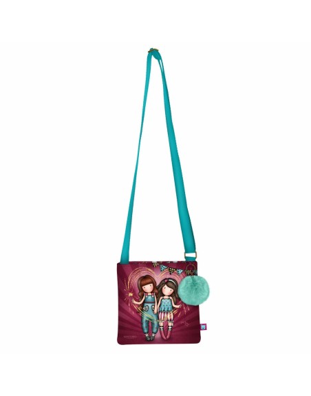 Skuldertaske Gorjuss Fireworks Rødbrun (21 x 20 x 1.5 cm)