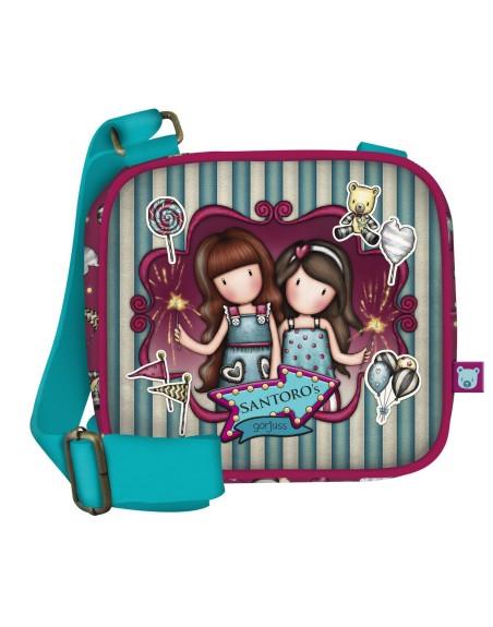 Bolso Bandolera Gorjuss Fireworks Granate (16.5 x 15 x 6.5 cm)