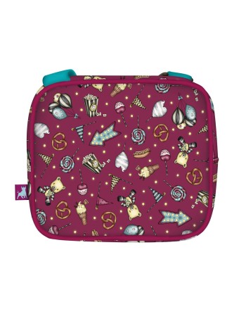 Borsa a Tracolla Gorjuss Fireworks Rosso Granato (16.5 x 15 x 6.5 cm)