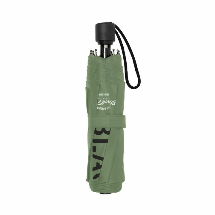 Foldbar Paraply BlackFit8 Gradient Sort Militærgrøn (Ø 98 cm)