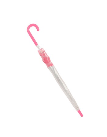 Umbrella BlackFit8 Glow up Pink Transparent PoE Ø 70 cm
