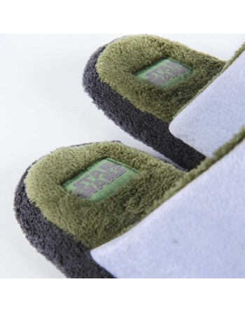 House Slippers The Mandalorian Light grey