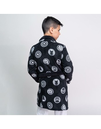 Morgenkåbe til Børn Marvel 30 1 30 Sort