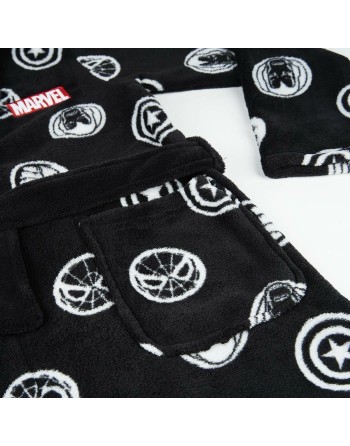 Kinder-Morgenmantel Marvel 30 1 30 Schwarz