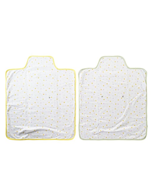 Taske til bleskift DKD Home Decor Transport Gul Grøn Børns 22 x 1 x 40 cm