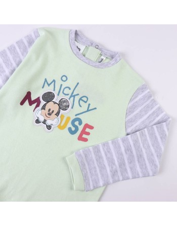 Nattøj Børns Mickey Mouse Pink Grøn Grå