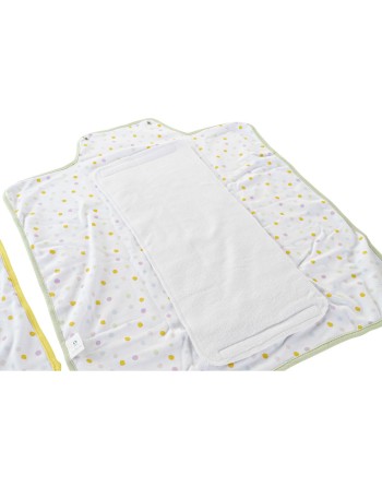 Wickeltasche DKD Home Decor Unterwegs Gelb grün Für Kinder 22 x 1 x 40 cm