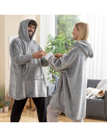 Batamanta Sudadera Oversized con Forro Polar Swug InnovaGoods