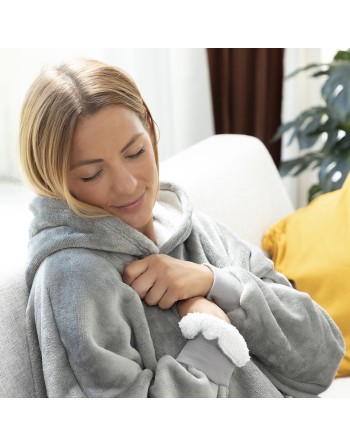 Batamanta Sudadera Oversized con Forro Polar Swug InnovaGoods