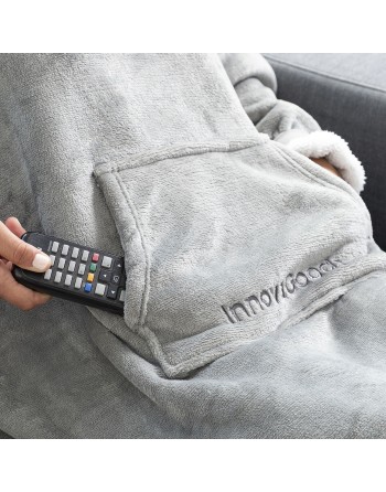 Oversized tæppe med fleecefor og ærmer Swug InnovaGoods