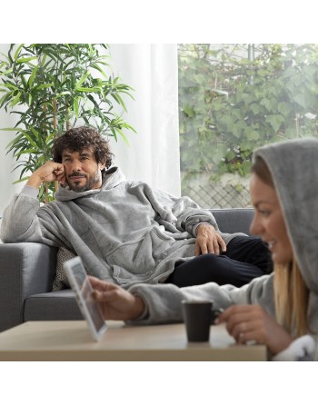 Coperta a Felpa Oversized con Imbottitura in Pile Swug InnovaGoods