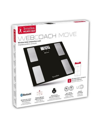 Digitale Personenwaage Terraillon Nº 14712 Schwarz Kristall