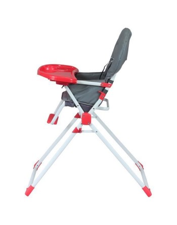 Hochstuhl Bambisol Rot Grau PVC 6 - 36 Monate