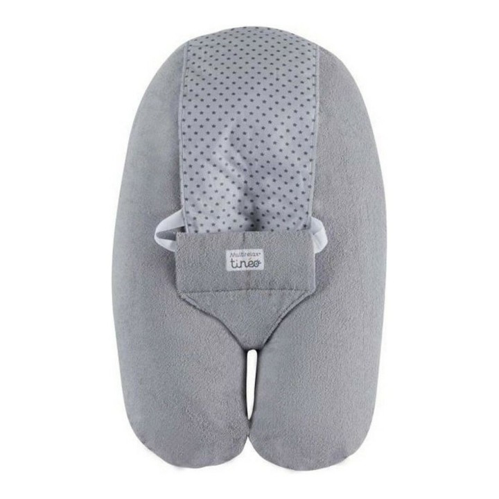 Cojín de Lactancia Tineo Polka Dots Gris