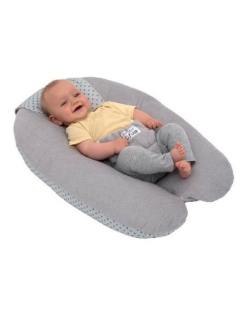 Breastfeeding Cushion Tineo Polka Dots Grey