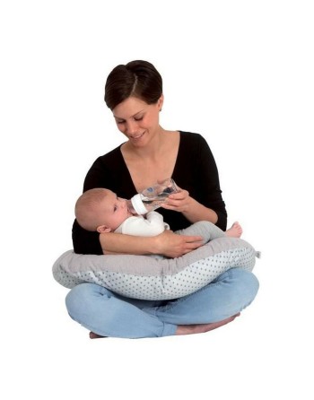 Breastfeeding Cushion Tineo Polka Dots Grey