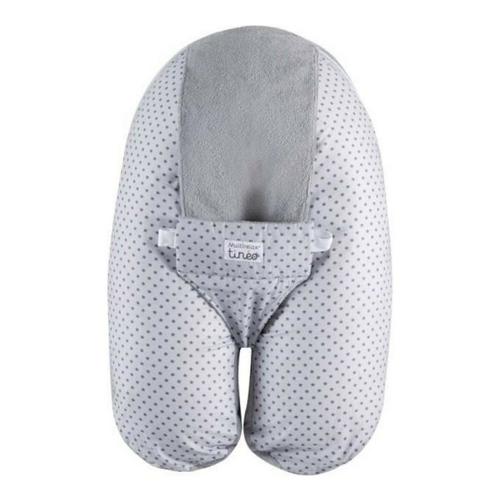 Cojín de Lactancia Tineo Polka Dots Gris