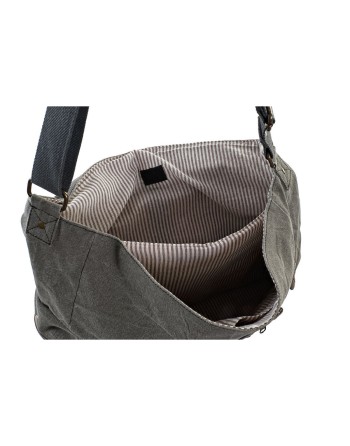 Skuldertasker DKD Home Decor Cykel 48 x 10 x 37 cm Grå Brun