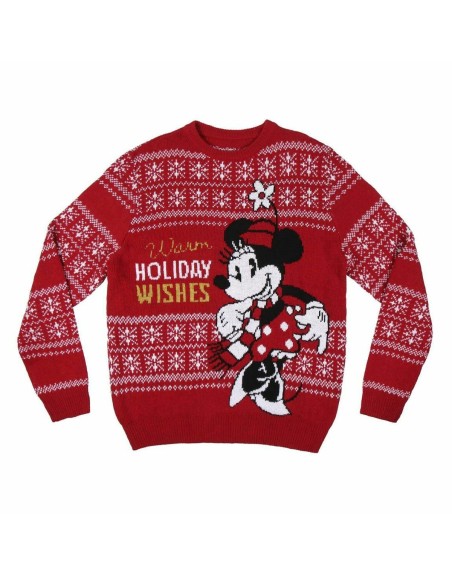 Trøje til Kvinder Minnie Mouse Rød