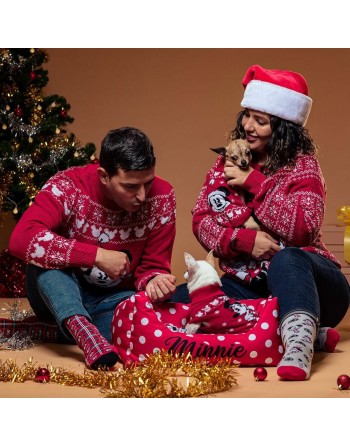 Damen Pullover Minnie Mouse Rot