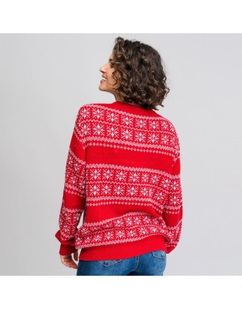 Damen Pullover Minnie Mouse Rot