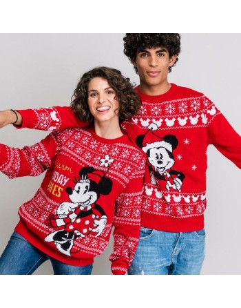 Jersey Mujer Minnie Mouse Rojo