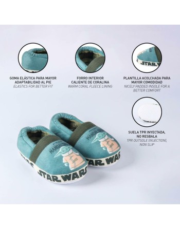 Chaussons The Mandalorian Vert foncé