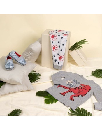 Hjemmesko Jurassic Park Lysegrå