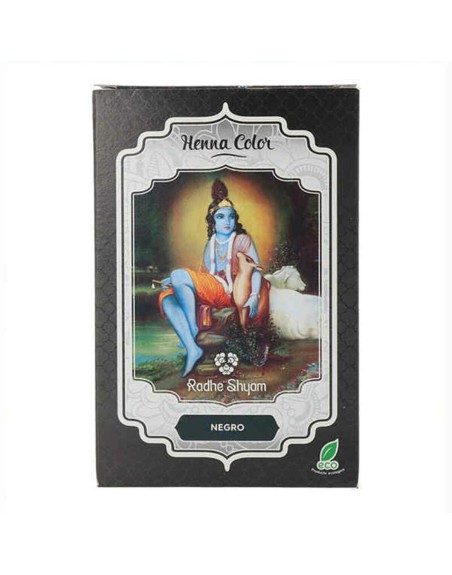 Dauerfärbung Radhe Shyam Shyam Henna Henna In Pulverform Schwarz (100 gr)