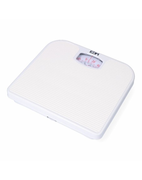Analogue Scales EDM 07617 polypropylene 130 Kg 26 x 24 x 4 cm 24 x 26 x 4 cm