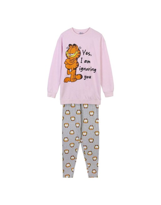 Pijama Garfield Rosa claro