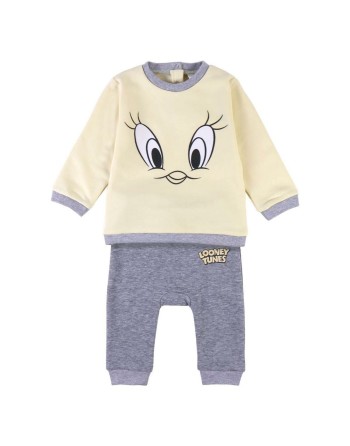 Chándal Infantil Looney Tunes Amarillo