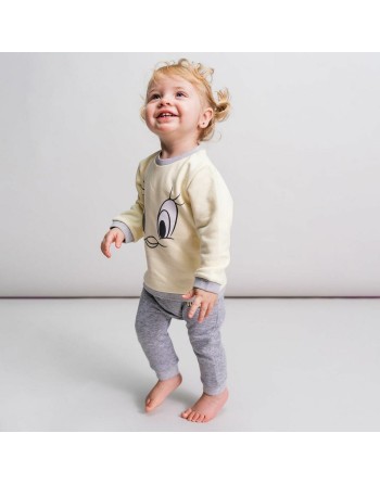 Kinder-Trainingsanzug Looney Tunes Gelb