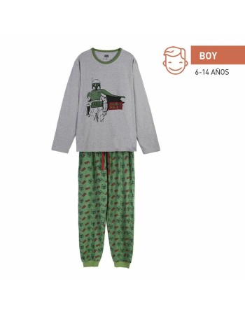 Schlafanzug Für Kinder Boba Fett Dunkelgrün (Erwachsene)