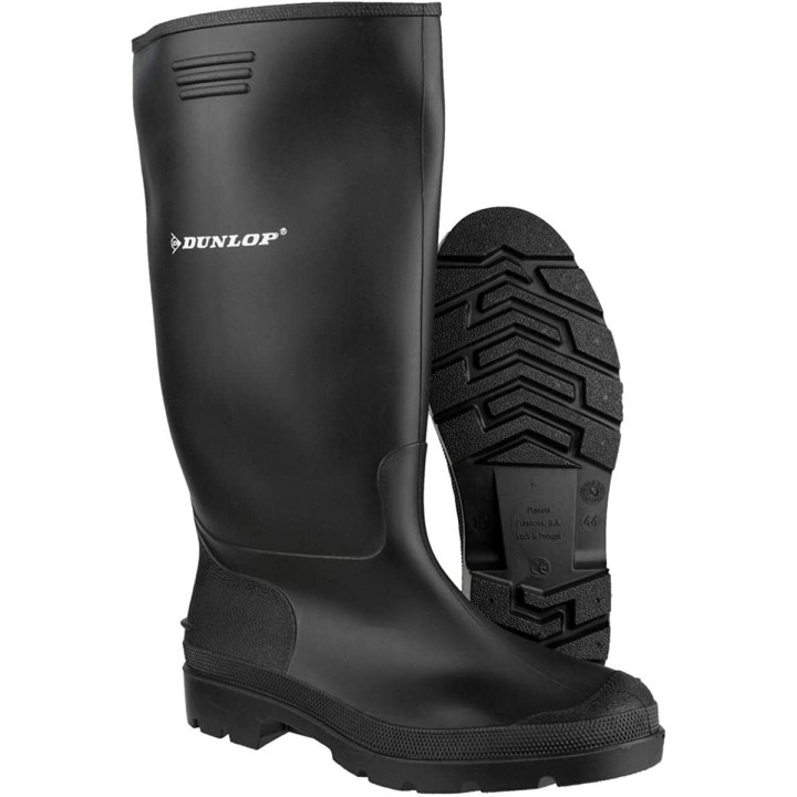 Wellington støvler Dunlop Sort Polyester PVC