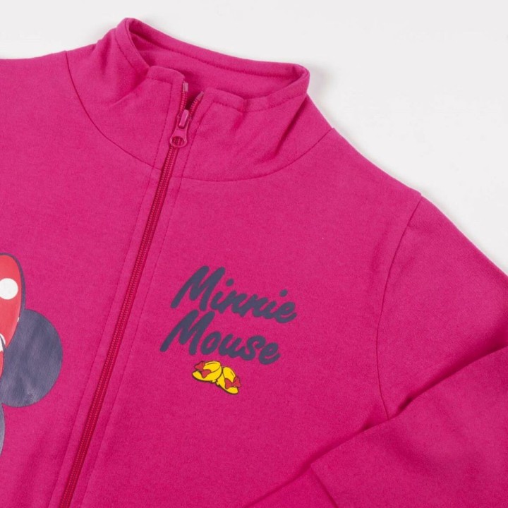 Træningsdragt til børn Minnie Mouse Fuchsia