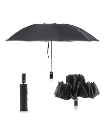Folding Inverted Umbrella with LED Folbrella InnovaGoods