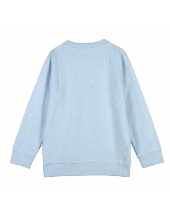 Unisex Sweatshirt without Hood Stitch Light Blue