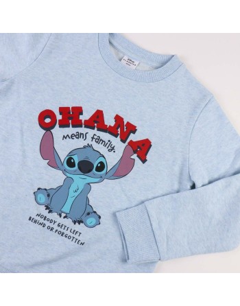 Unisex Sweatshirt without Hood Stitch Light Blue