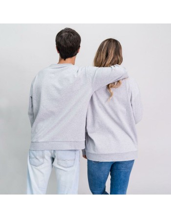 Sweat sans capuche unisex Mickey Mouse Gris