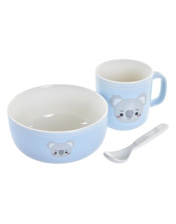 Kindergeschirr-Set DKD Home Decor Koala