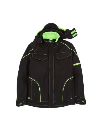 Jakke Cofra Tecka Lime Lys Sort (52)