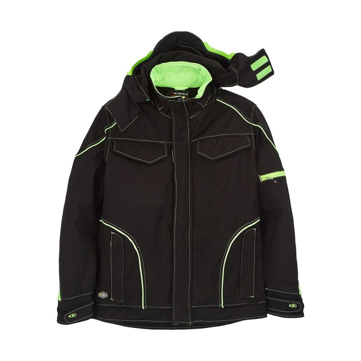 Giacca Cofra Tecka Leggera Lime Nero (16)