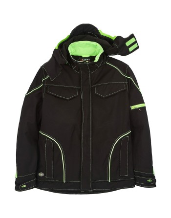 Jakke Cofra Tecka Lys Lime Sort