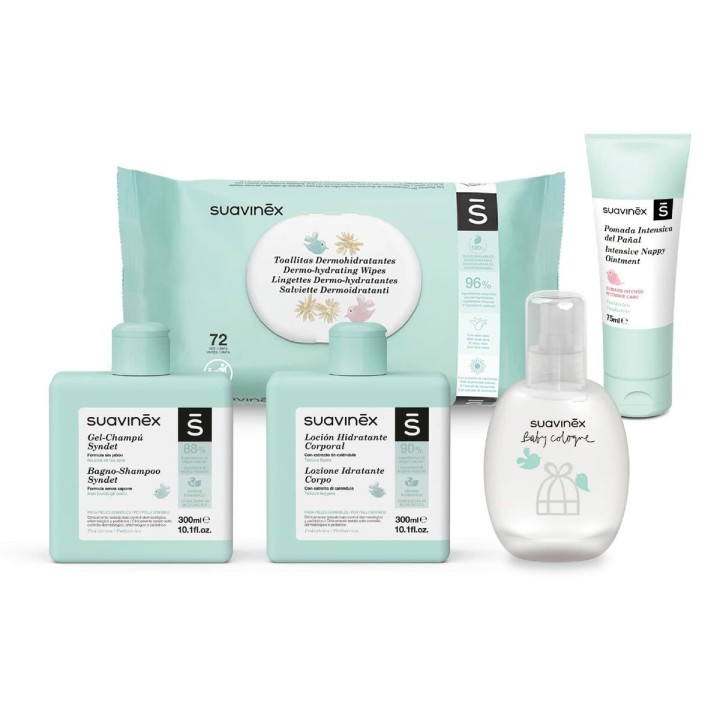 Set Regalo per Neonati Suavinex Borsa Corallo (6 Pezzi)