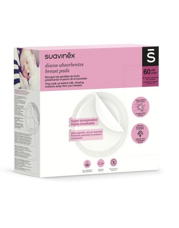 Discos Protectores de Lactancia Suavinex (60 unidades)