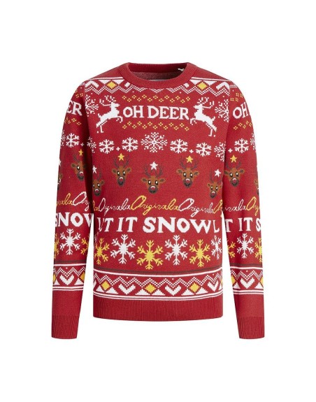 Unisex Jumper JORHOHO Jack & Jones 12221312  Red