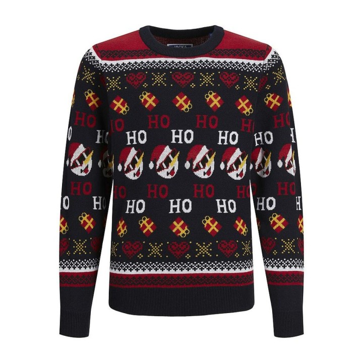 Unisex Trøje JORHOHO Jack & Jones 12221312  Marineblå