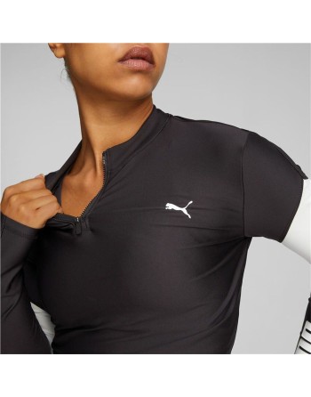 Langarm Damen T-Shirt Puma Fit Eversculpt 1/4 Schwarz