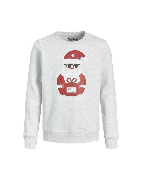 Felpa senza Cappuccio Bambino Jack & Jones 12222091 Bianco